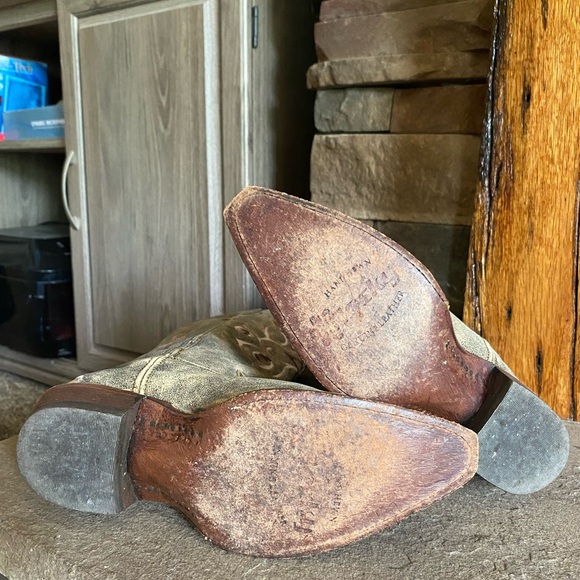 Women’s Rocky Floral Embroidered Cowgirl Boots Size 7 - Picture 4 of 5